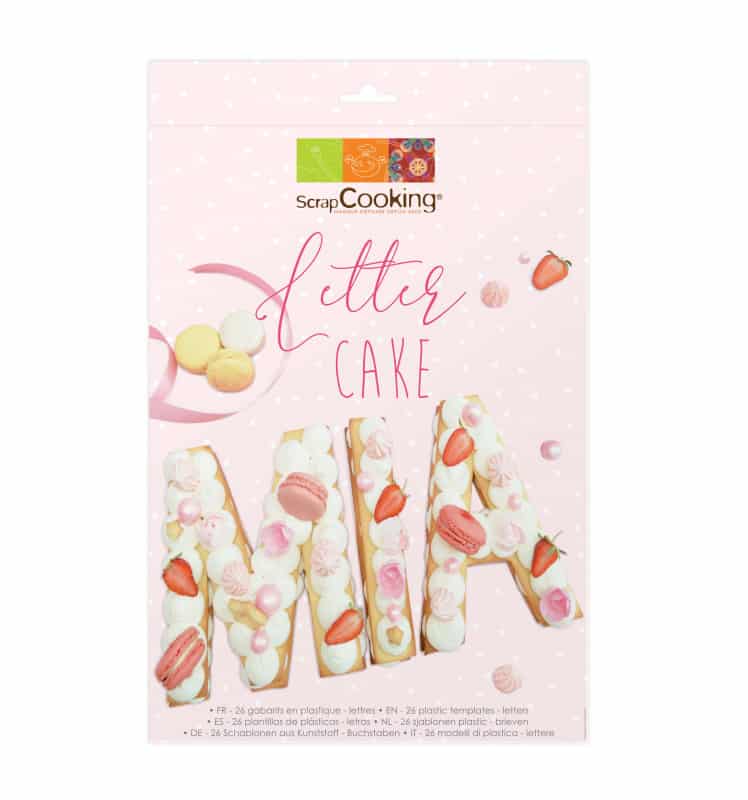 Kit Letter Cake 26 gabarits lettres