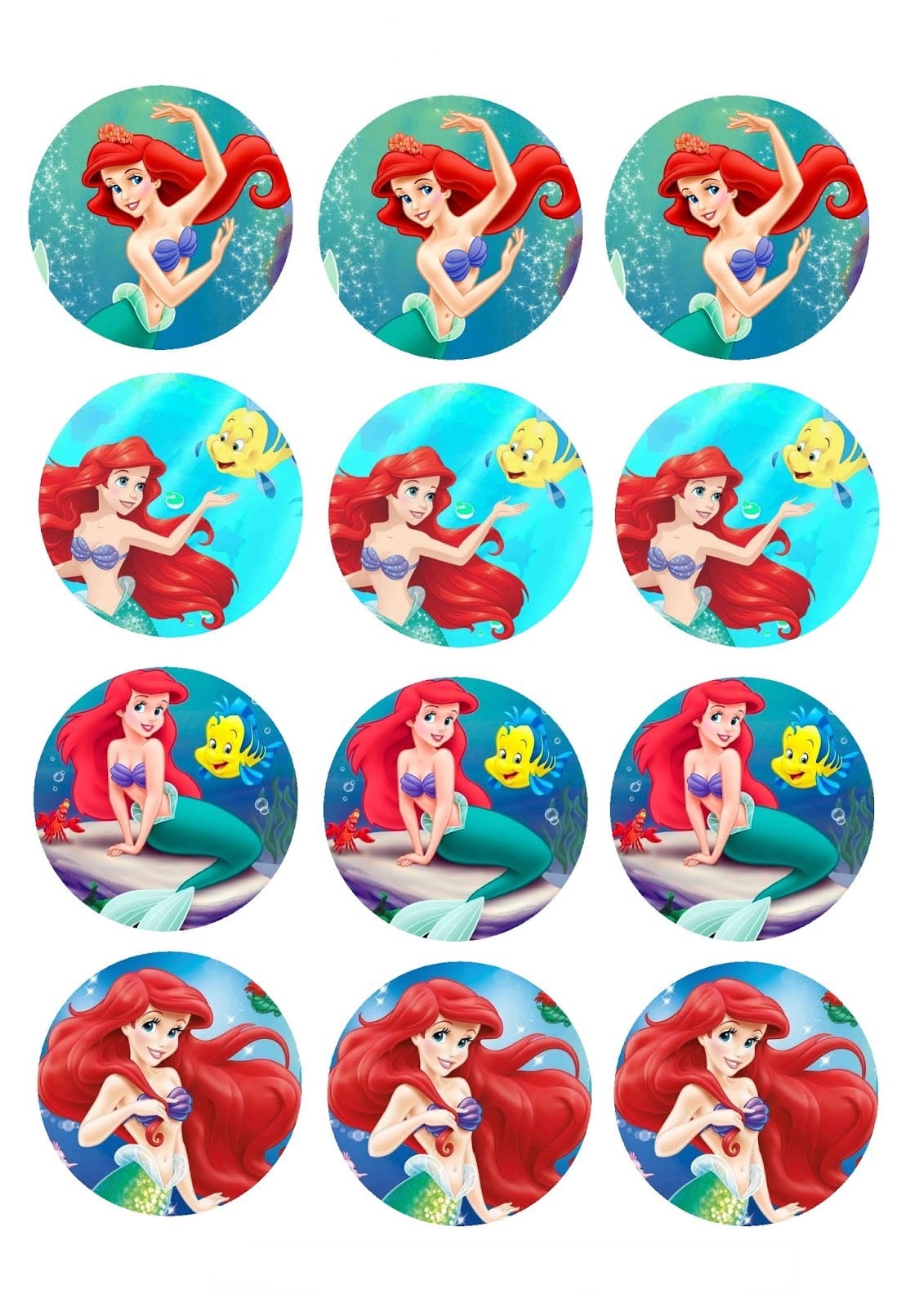 Disque pour gâteau Ariel 16 cm à prix minis sur  !