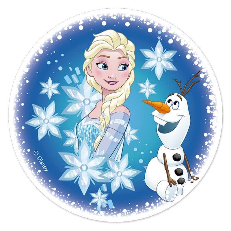 Disque azyme Elsa & Olaf