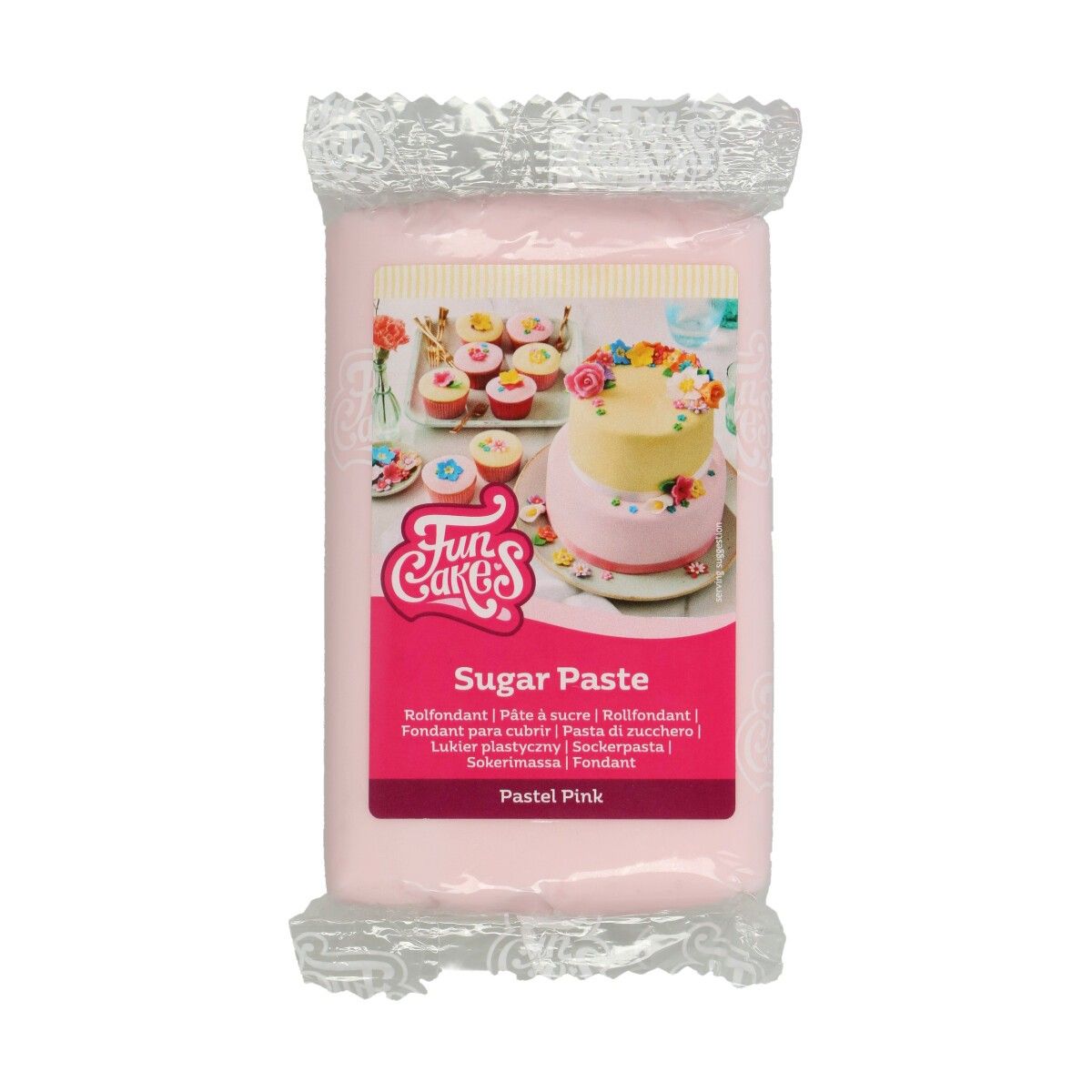 Pâte à sucre Funcakes 250g rose Pastel Pink