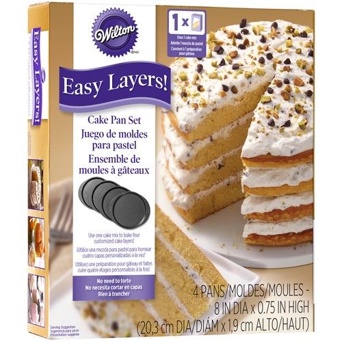 Moules ronds Easy Layers Cake 20cm Wilton