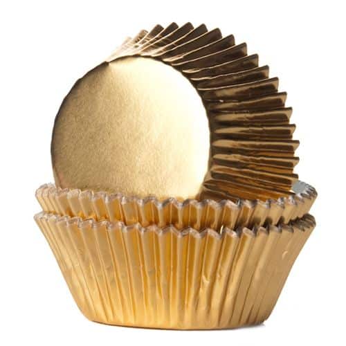 Caissettes à cupcakes gold 24pcs
