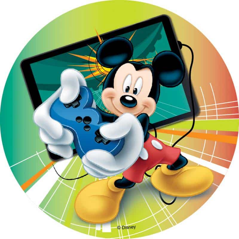 Disque azyme Mickey console de jeu