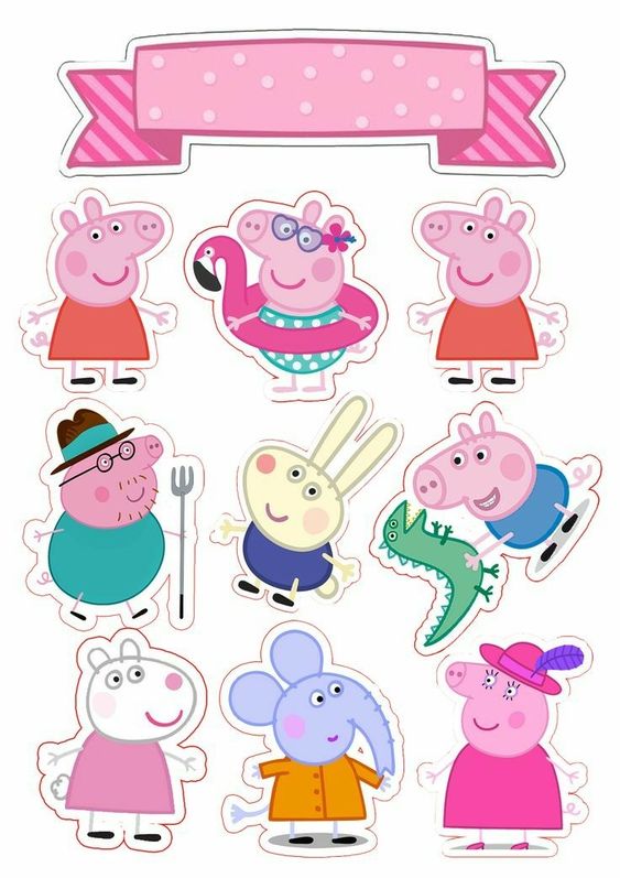 Feuille A4 azyme Peppa Pig