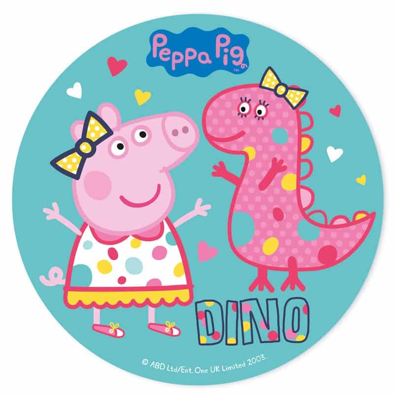 Disque azyme Peppa Pig dino