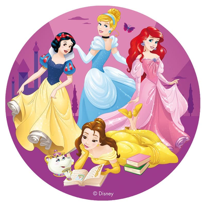 Disque azyme 4 princesses Disney