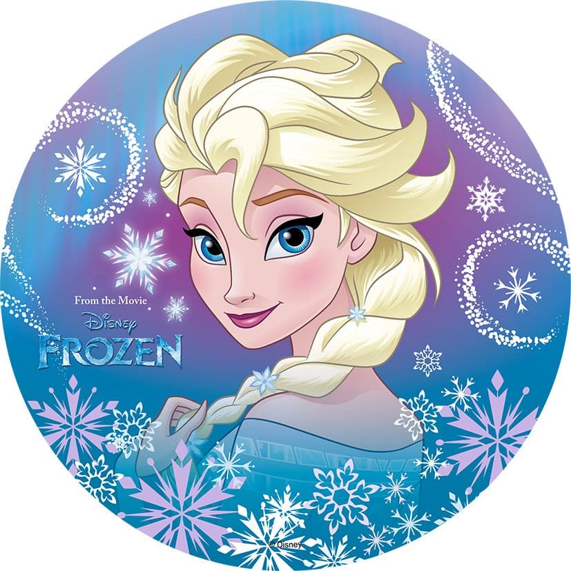 Disque azyme Elsa Reine des neiges