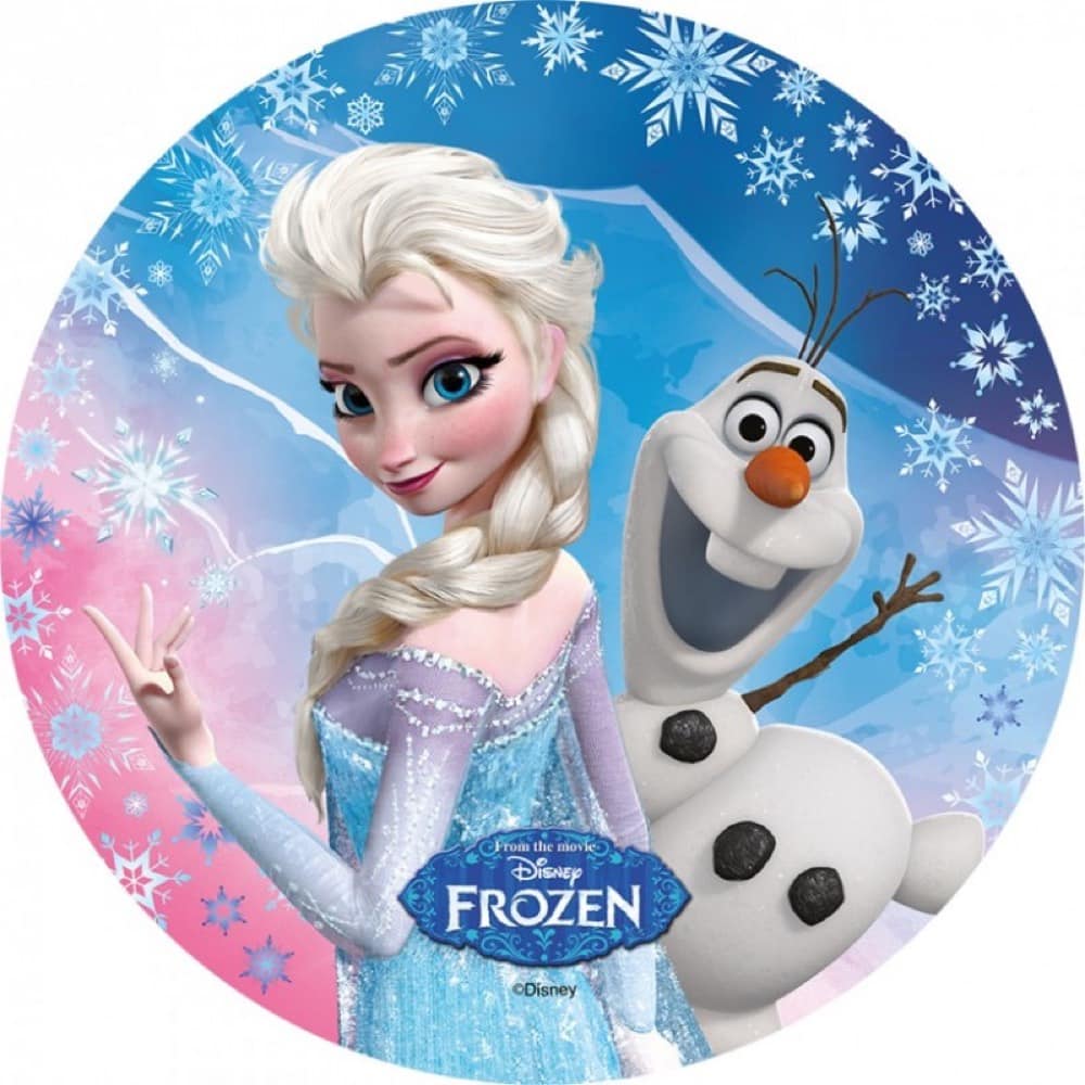 Disque azyme Elsa & Olaf