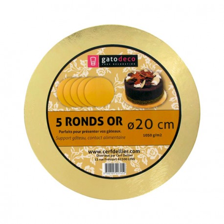 5 ronds or 20 cm