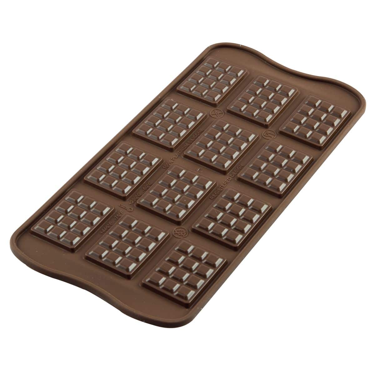 Moule chocolat mini tablettes Silikomart – Pur D'Eliz