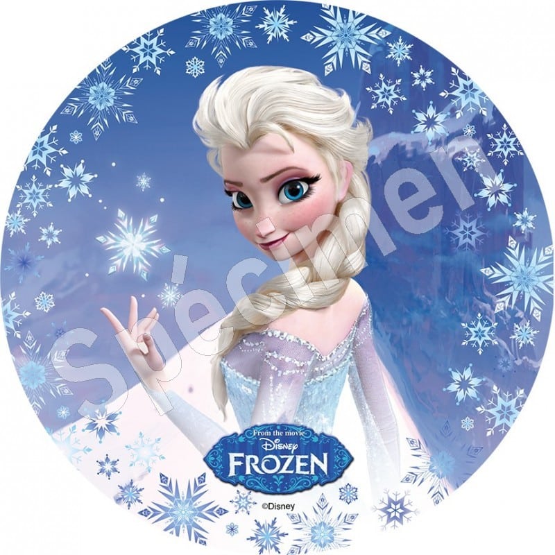 Disque azyme Elsa reine des neiges