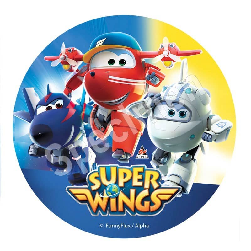 Disque Azyme Super Wings bleu