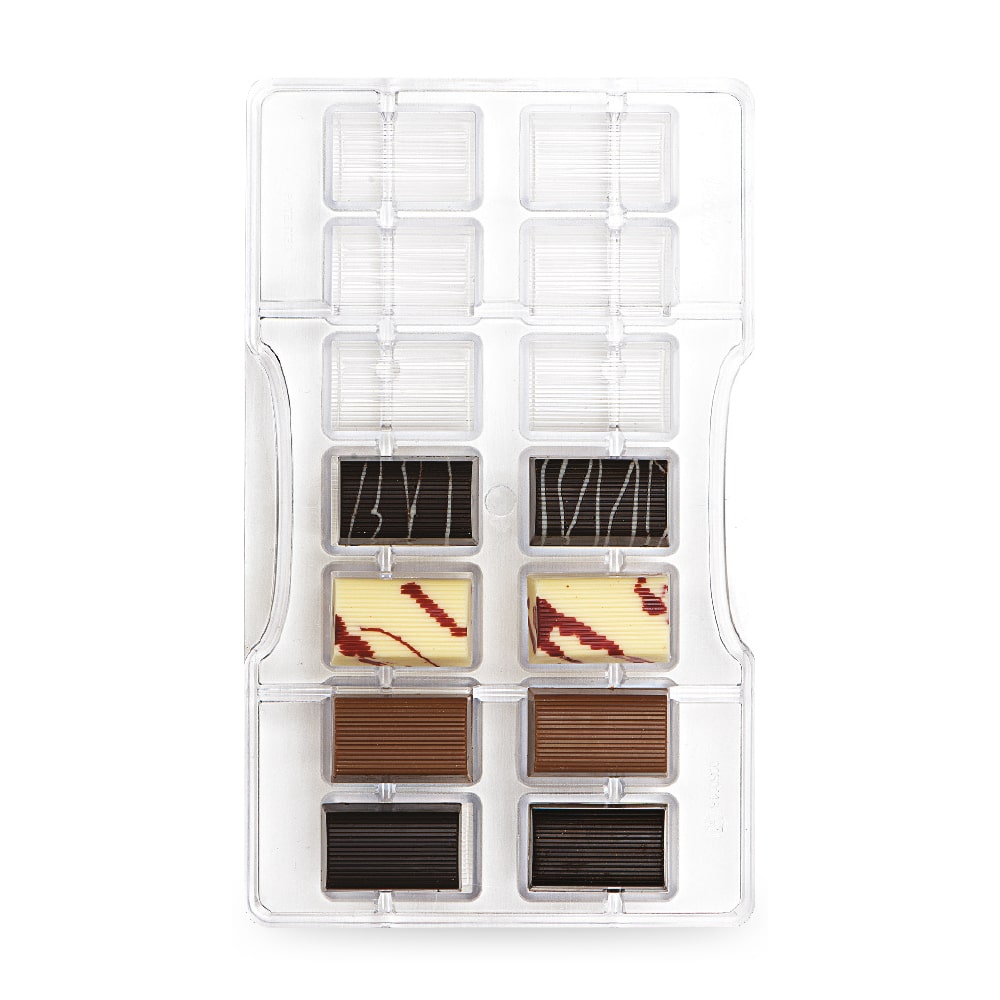 Moule chocolat polycarbonate rectangle