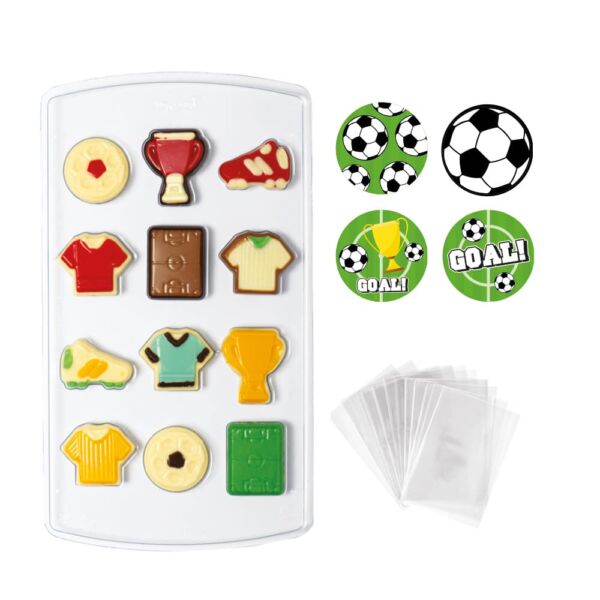 kit pour petits chocolats football