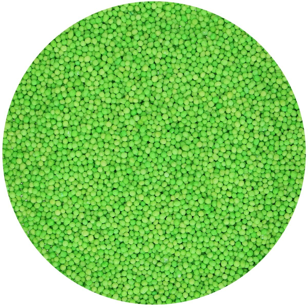 Perles nonpareils vert 80g