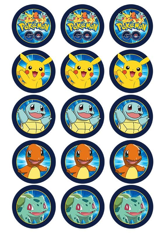 Feuille azyme A4 Pokémon 15 mini disques