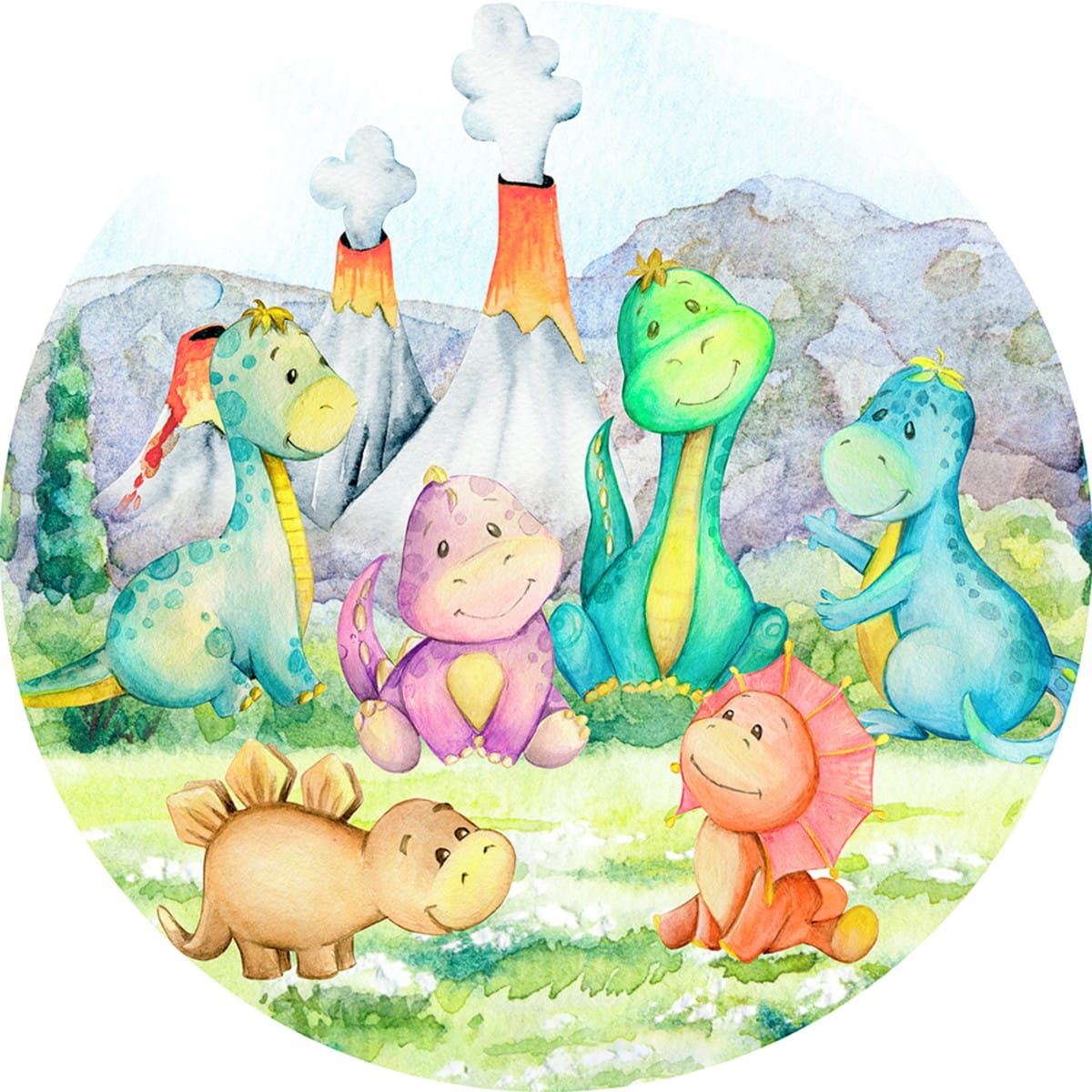 Disque azyme Dinosaures