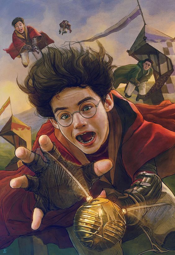 Feuille A4 Azyme Harry Potter Quidditch
