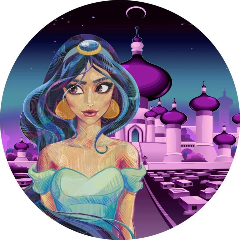 Disque Azyme Princesse Jasmine Alladin Pur Deliz