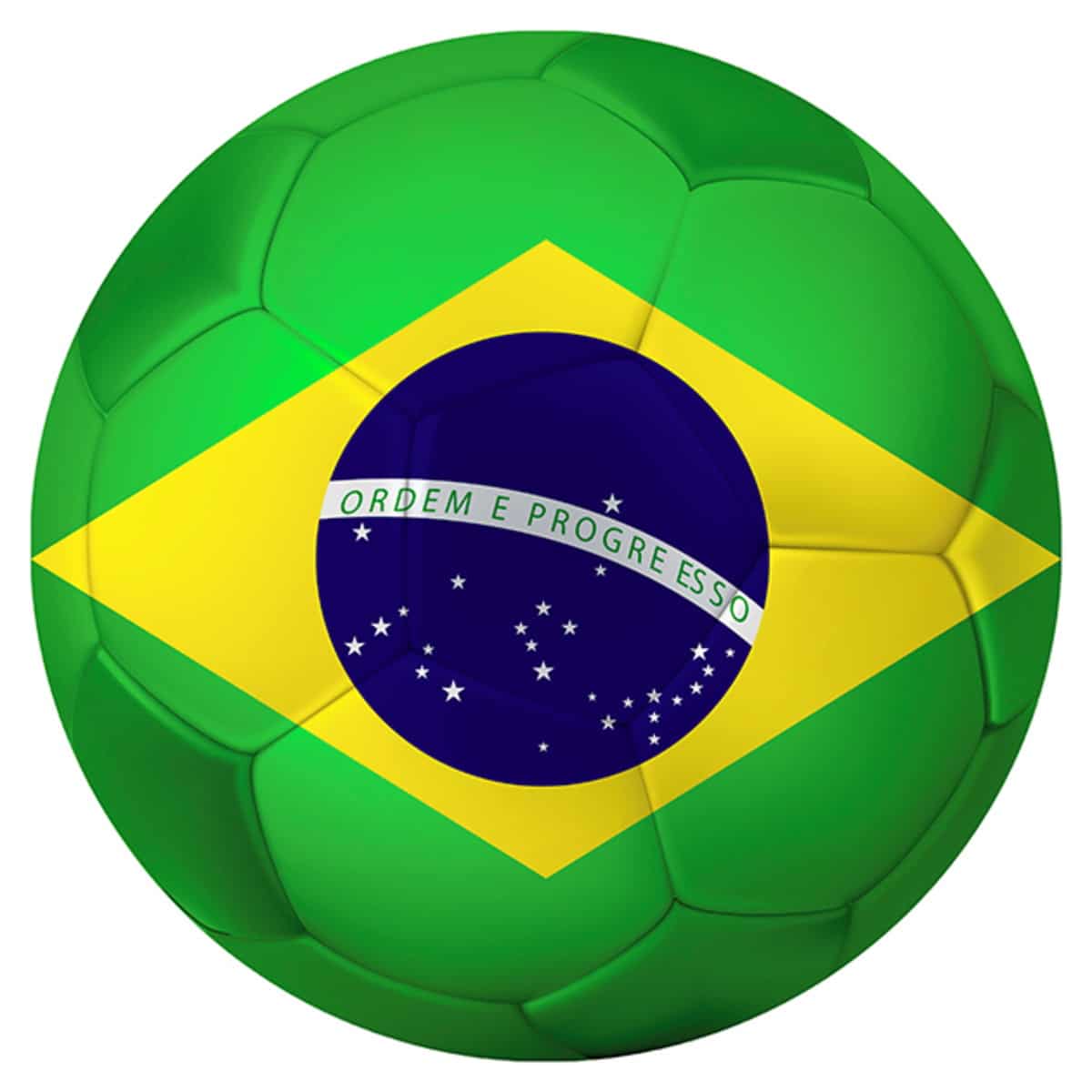 Disque azyme Ballon foot Brazil Brésil