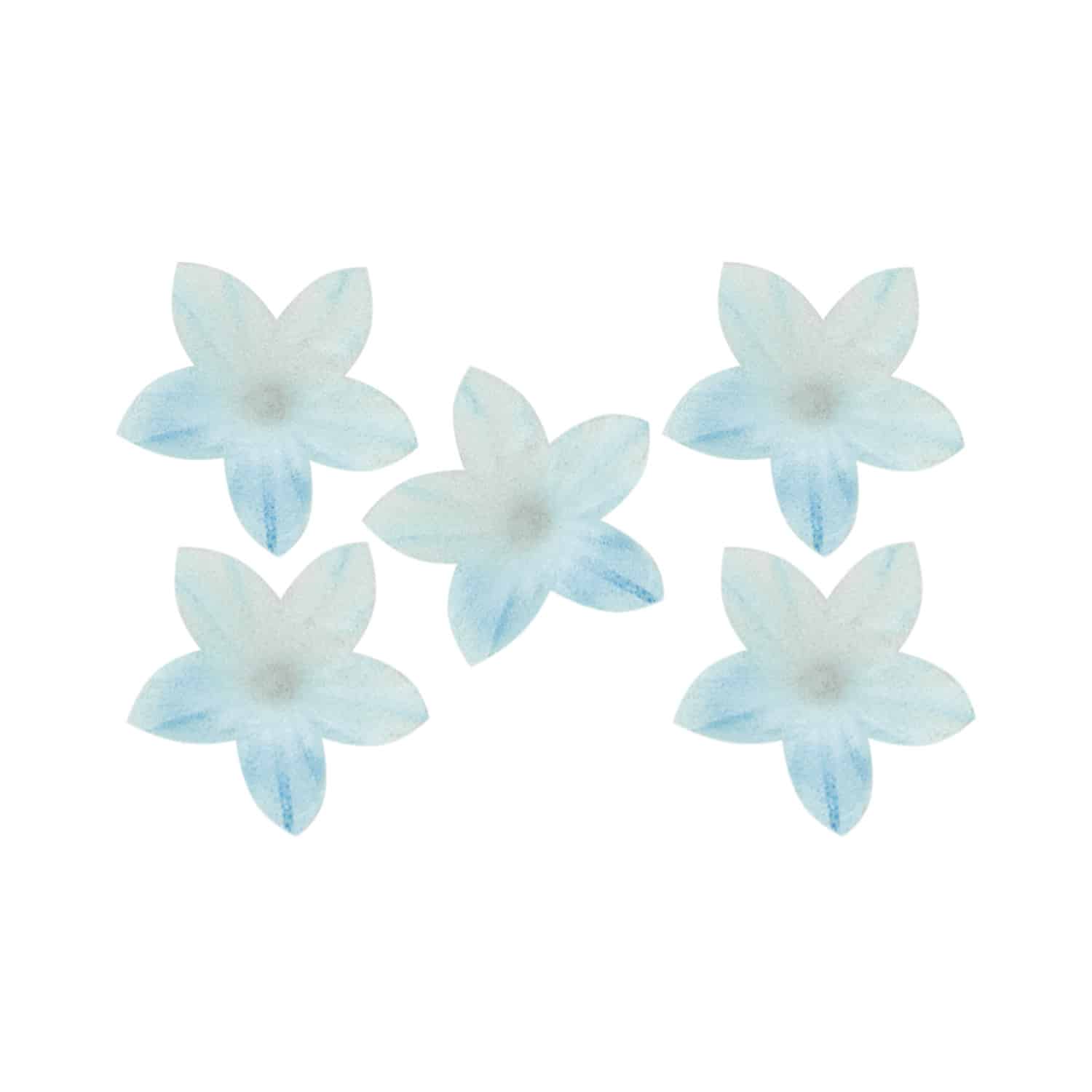 Fleur azyme bleu ciel 2cm