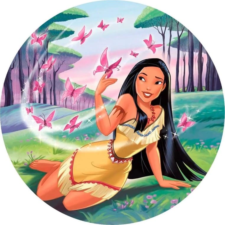 Disque azyme princesse Pocahontas Disney