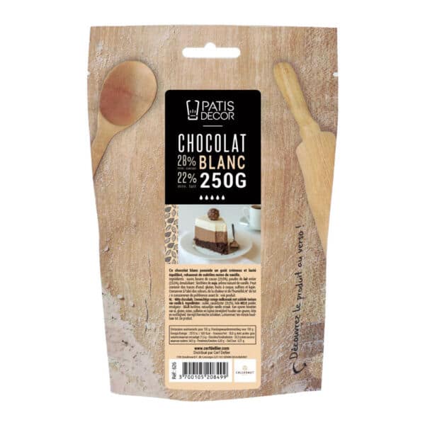 chocolat blanc (callebaut) 250g