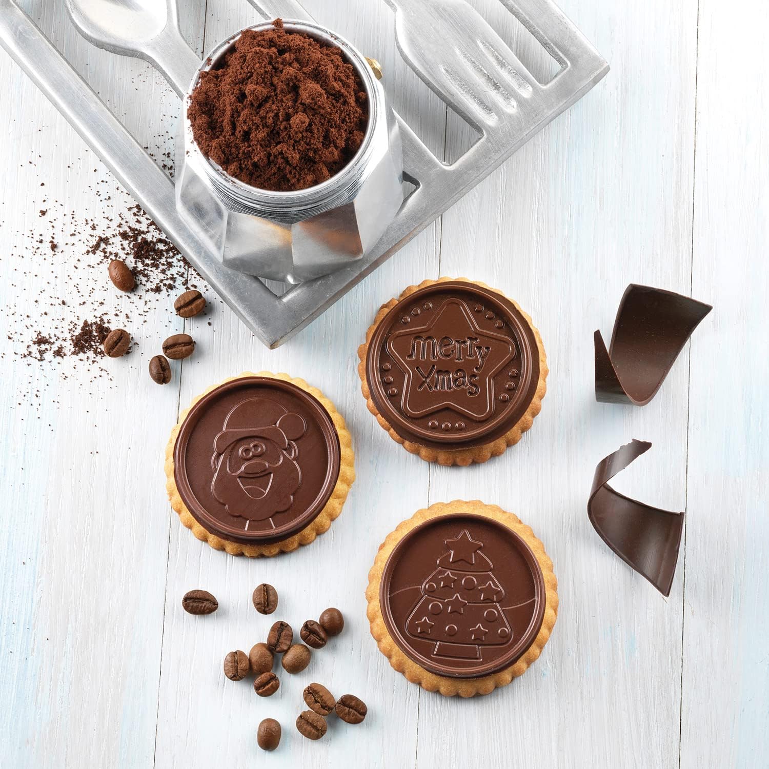 Kit biscuits au chocolat de Noël Silikomart