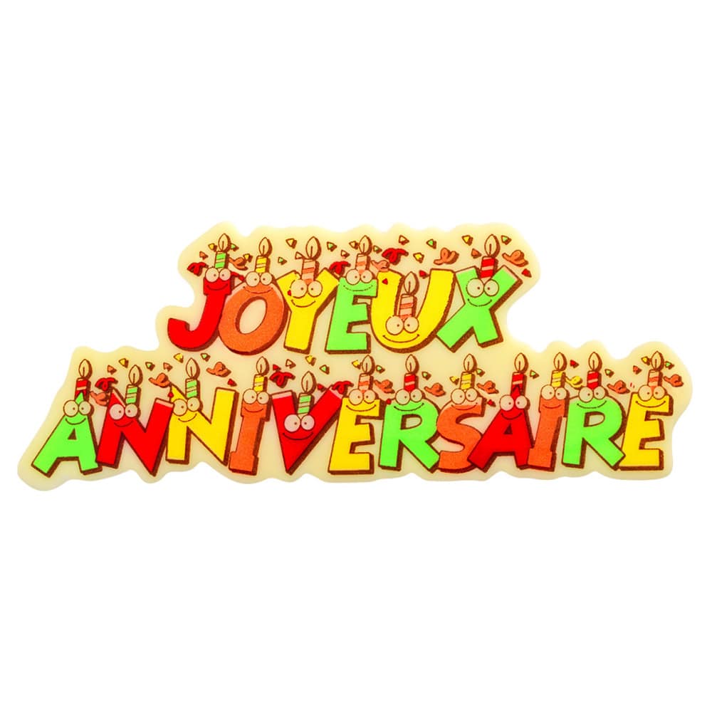 Topper led Joyeux Anniversaire