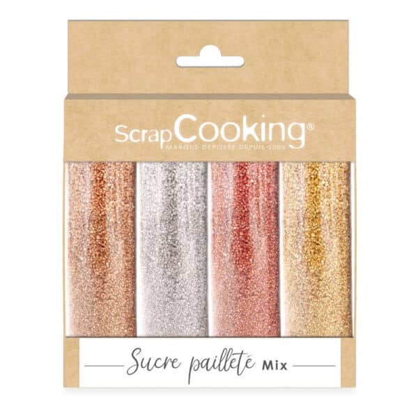 coffret mix paillettes 4 coloris