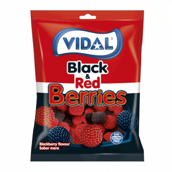 sachet de bonbons black & red berries vidal