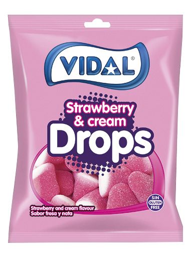 Sachet de bonbons Strawberry & Cream Drops