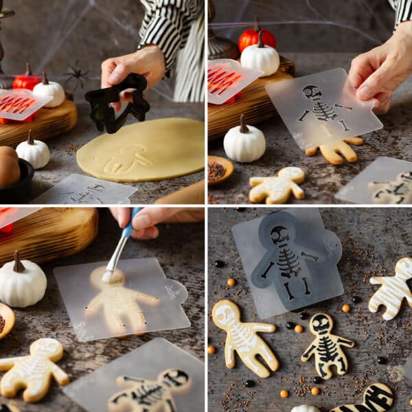 coffret gingerbread halloween cookie cutter