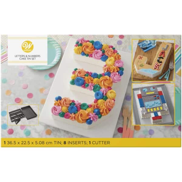 moule letter et number cakes wilton