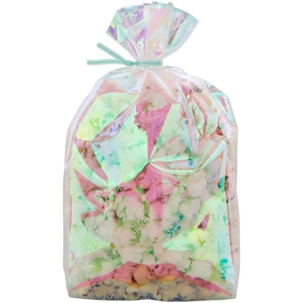 sachets iridescent flocons de neige