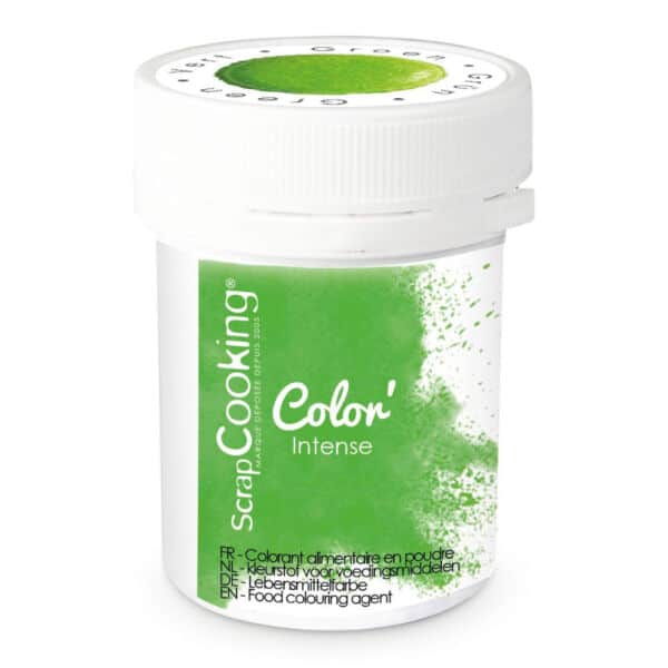 colorant en poudre vert