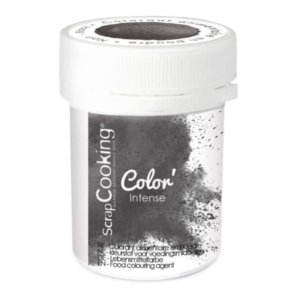 colorant en poudre noir