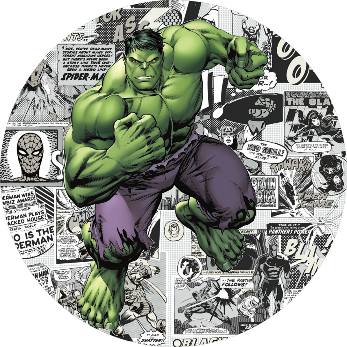 Disque azyme Hulk Marvel Super-Héros