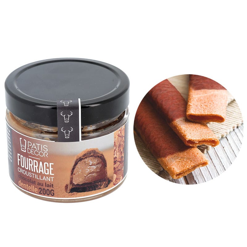 Fourrage croustillant au chocolat lait