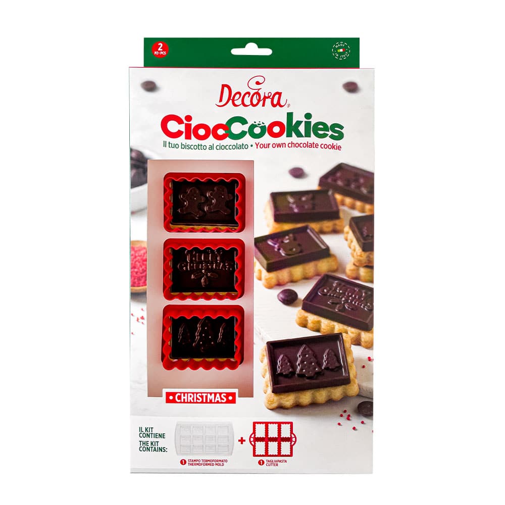 Coffret biscuits au chocolat de Noël