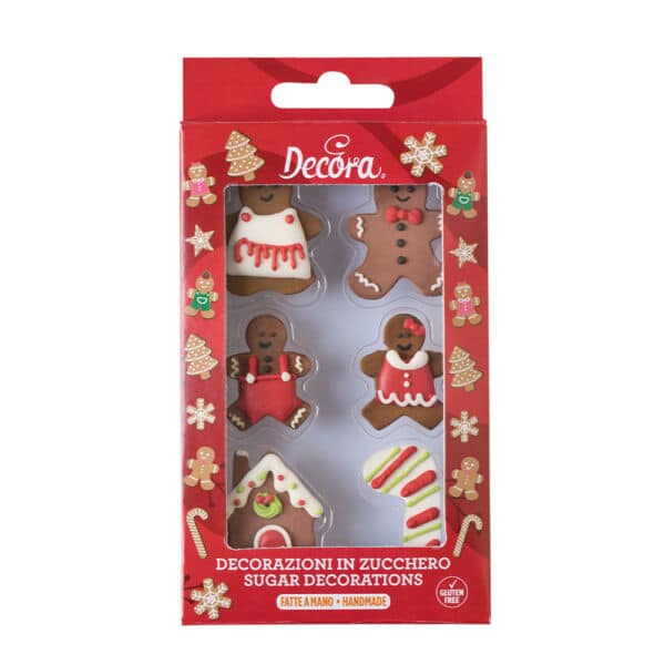 décors sucrés gingerbread family noël