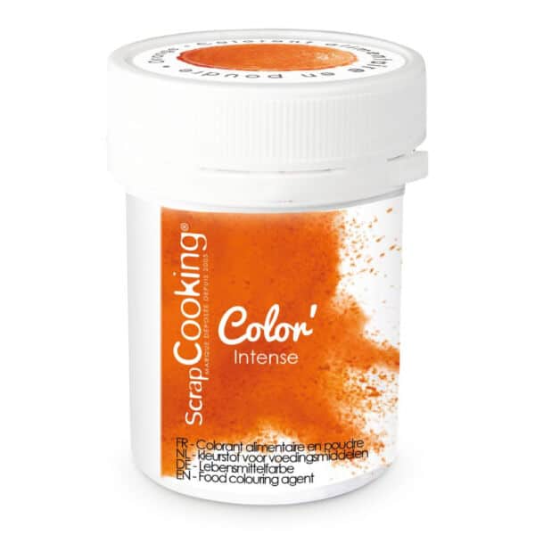 colorant en poudre orange
