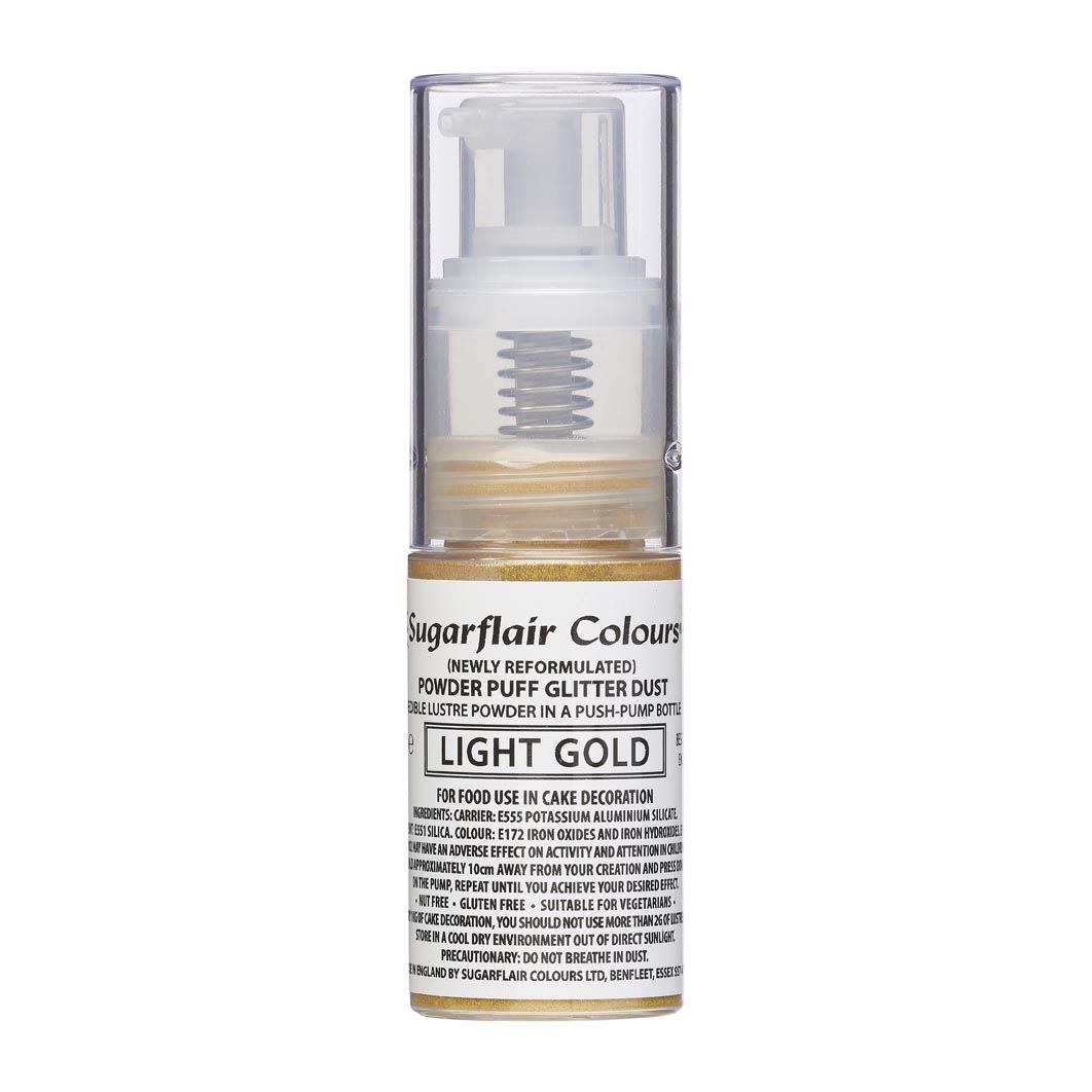 Spray de paillettes Light gold or