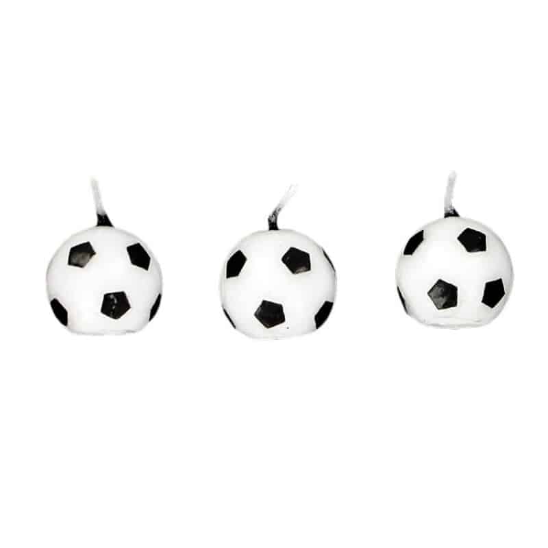 Bougies 6 ballons de football