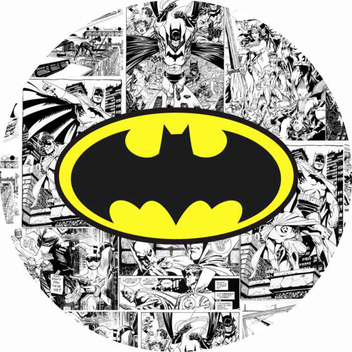 Disque azyme Batman Super-héros