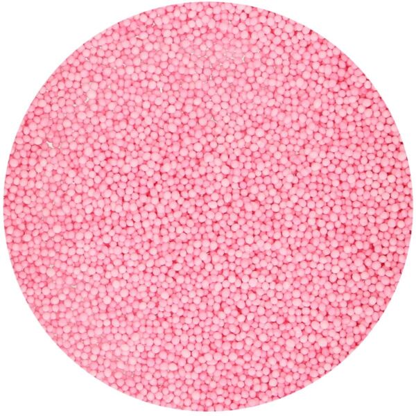 perles nonpareils rose clair 80g