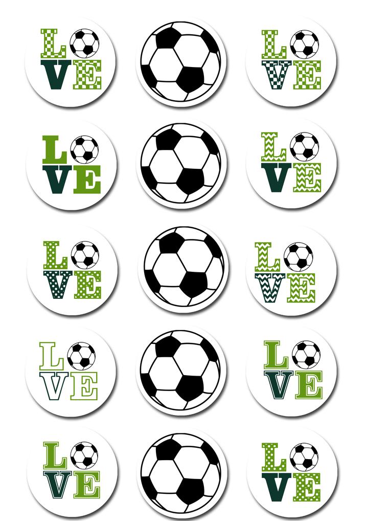 15 petits disques Foot en azyme