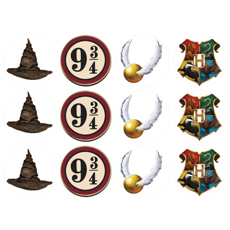 12 dessins Harry Potter en azyme