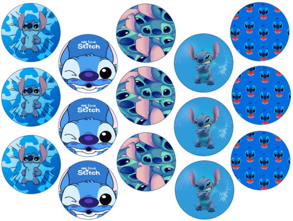 15 petits disque stitch en azyme