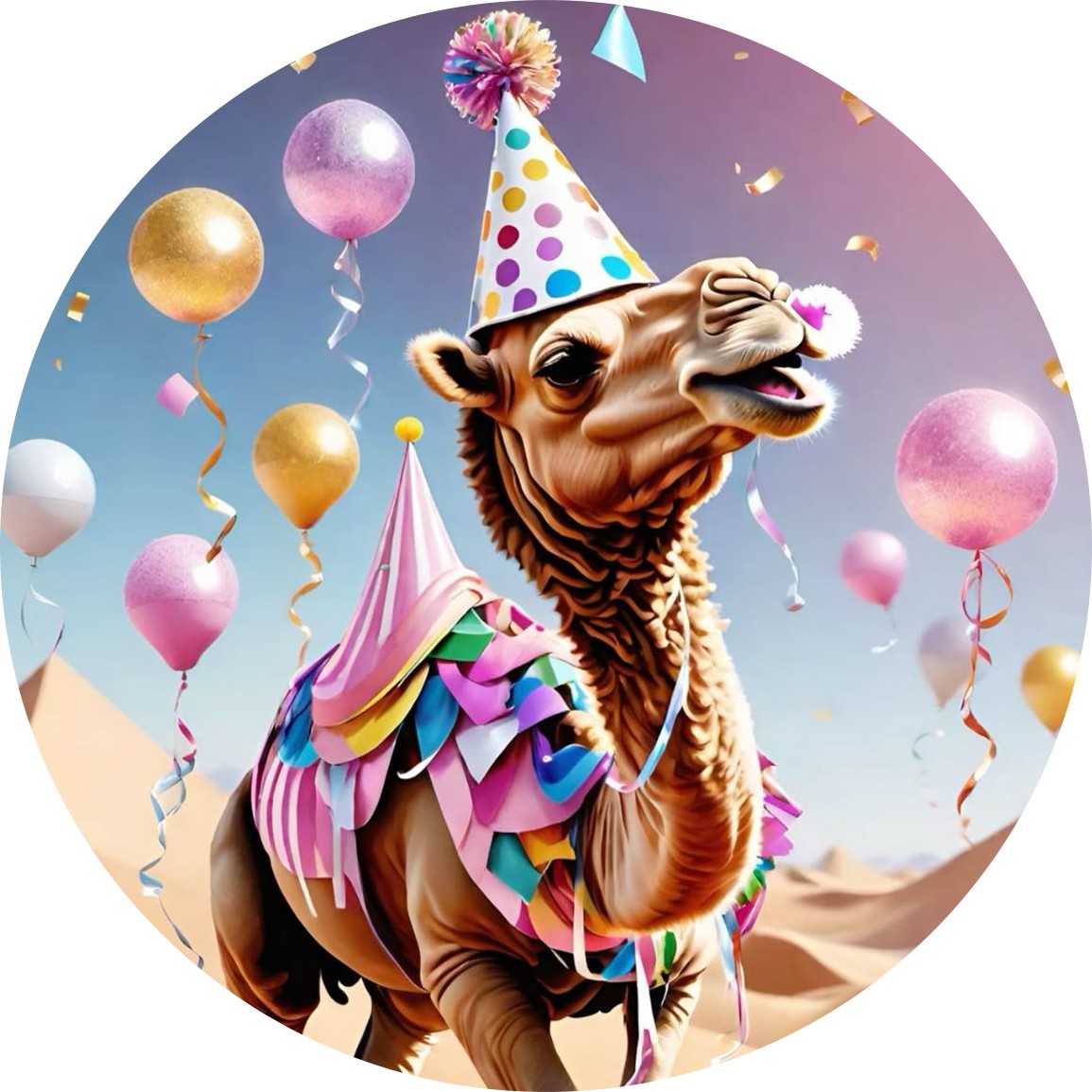Disque azyme chameau anniversaire